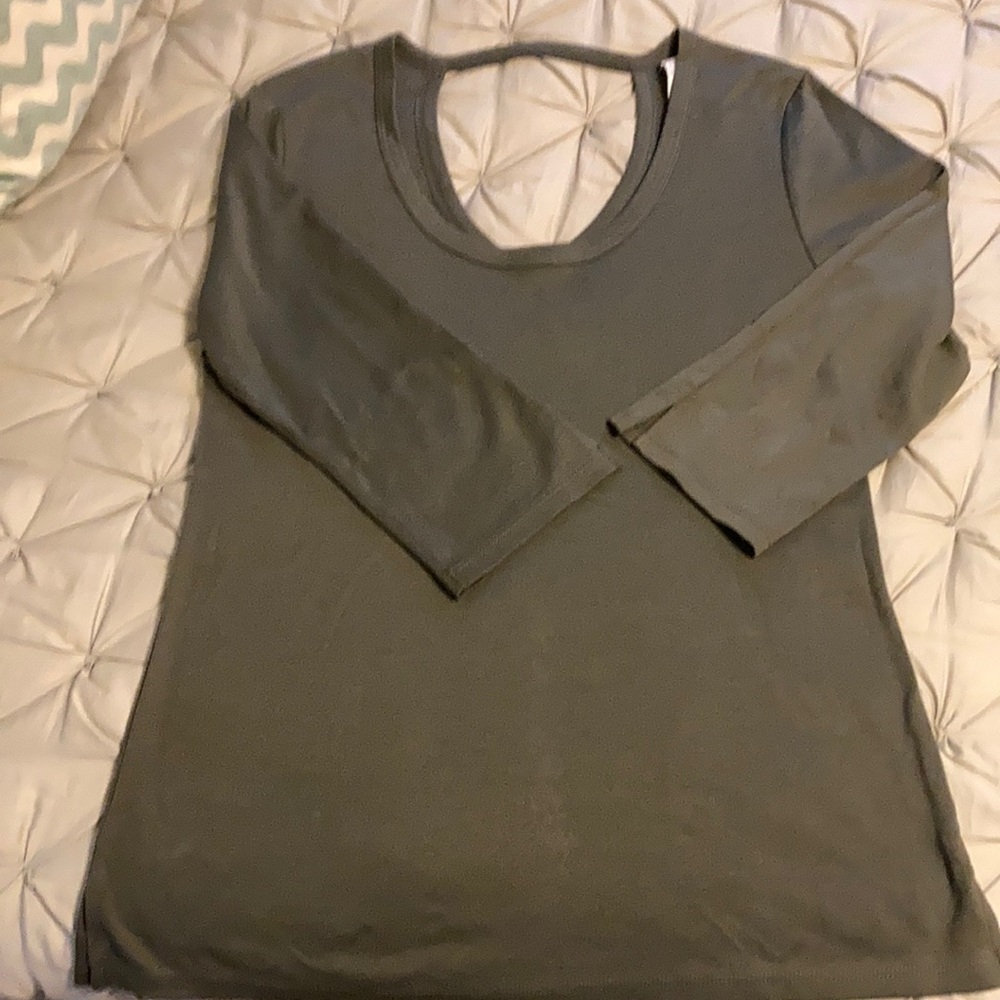 Olive TShirt with Great Details